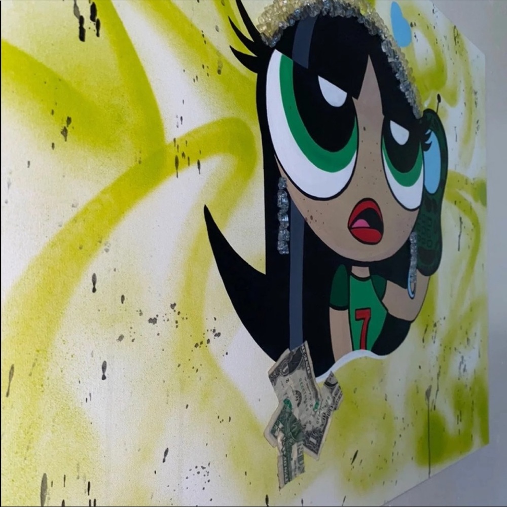 Money powerpuff canvas - Picture 3 of 4